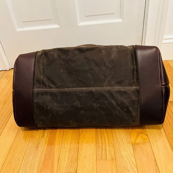 Ernest Alexander Banker's Waxed Canvas Weekend Bag NEW! - Picture 11 of 16